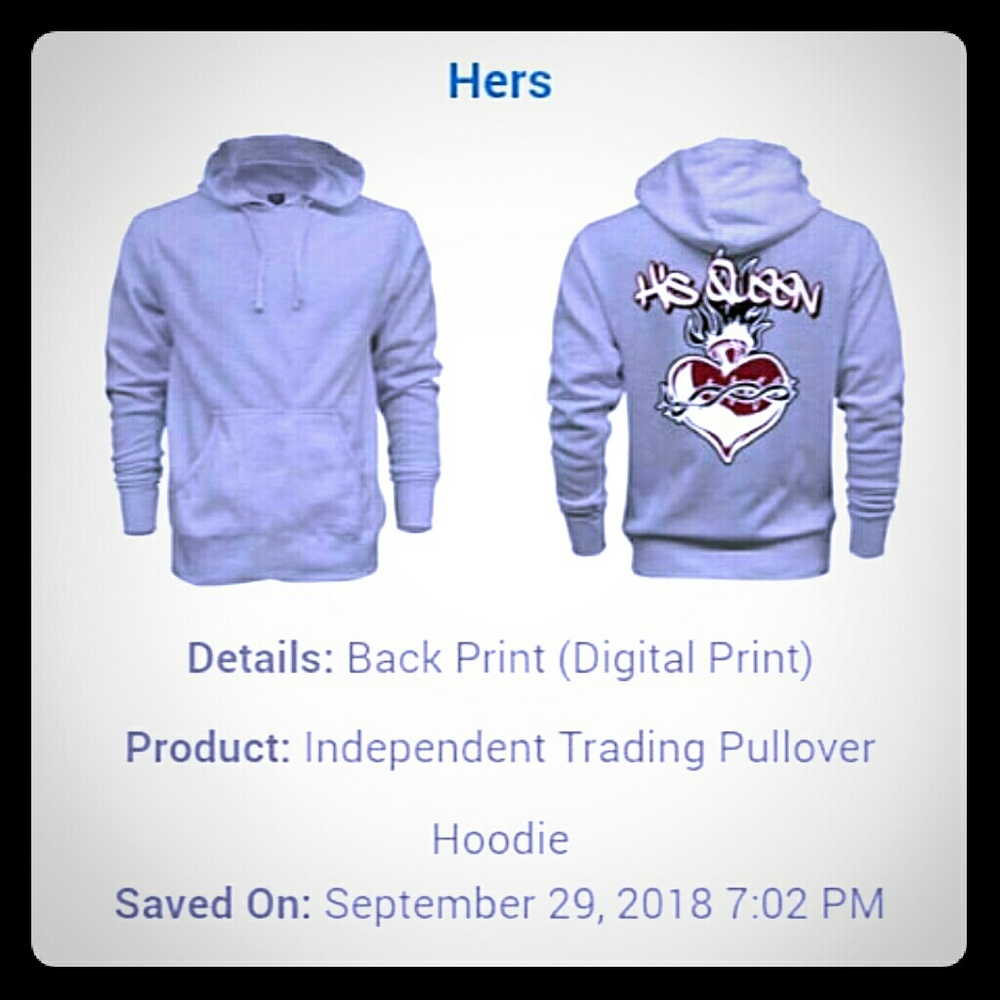 Couples Pullover goodies